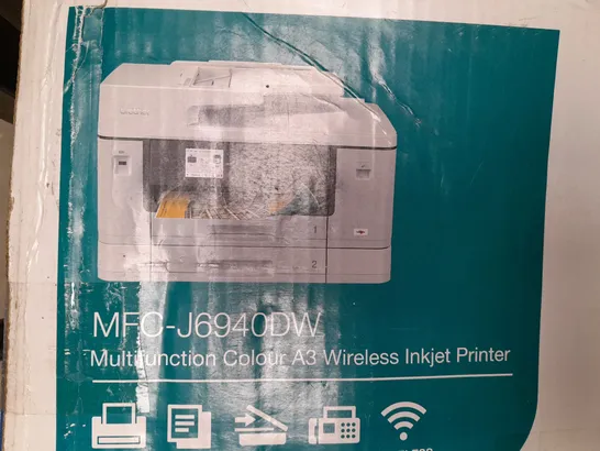 BOXED BROTHER MFC-J4940DW MULTIFUNCTION COLOUR A3 WIRELESS INKJET PRINTER - COLLECTION ONLY