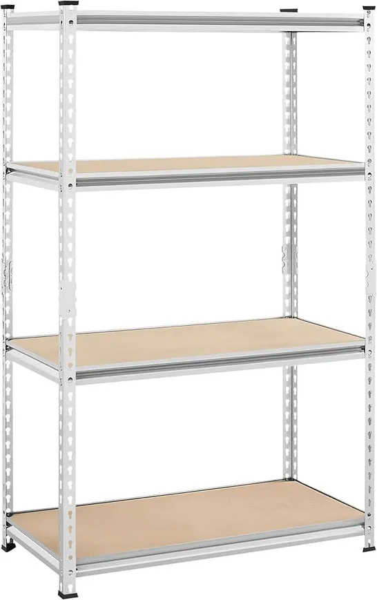 BOXED 91CM W STEEL SHELVING UNIT