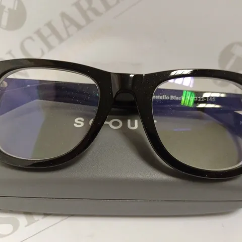 SCOUT COSTELLO BLACK PRESCRIPTION GLASSES