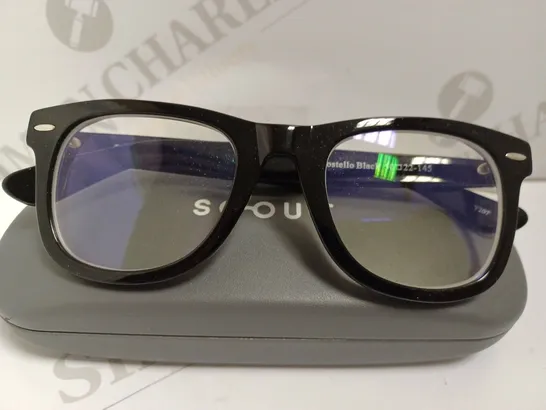 SCOUT COSTELLO BLACK PRESCRIPTION GLASSES