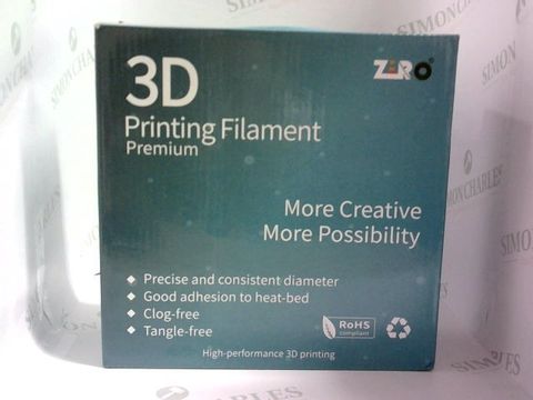 ZERO 3D PRINTING FILAMENT - PREMIUM 