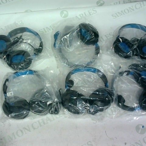 6 X ASSORTED PAIRS OF TURTLE BEACH PLAYSTATION HEADSETS 