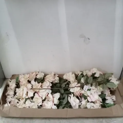 BOXED BRAND NEW 71CM FRENCH ROSE SPRAY (TALISMAN) SILK FLOWERS 