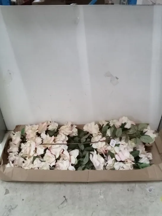 BOXED BRAND NEW 71CM FRENCH ROSE SPRAY (TALISMAN) SILK FLOWERS 