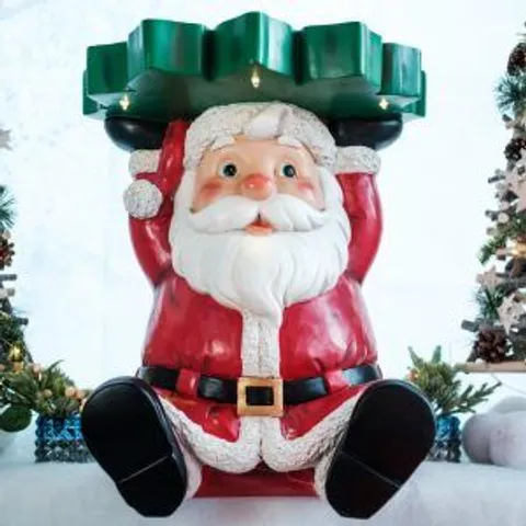 GRUMPY GARDENER INDOOR OUTDOOR LED FESTIVE DECORATIVE STOOL