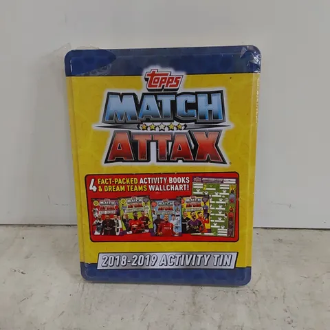 BOX TO CONTAIN 6 X TOPPS MATCH ATTAX 2018-2019 ACTIVITY TINS 