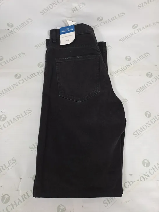 BERSHKA HIGH WAIST DENIM JEANS SIZE 12