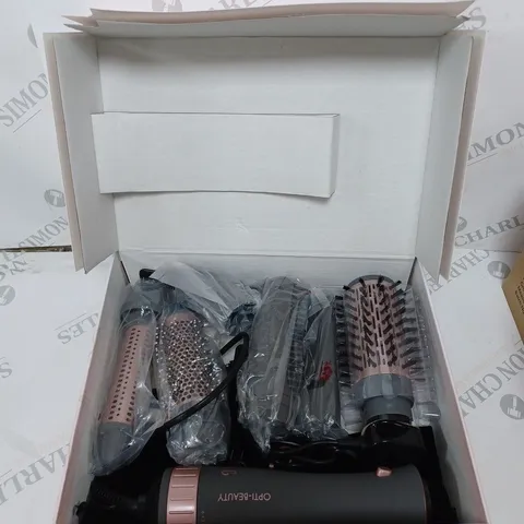 BOXED OPTI-BEAUTY HOT AIR MULTI-STYLER WITH ACCESSORIES 