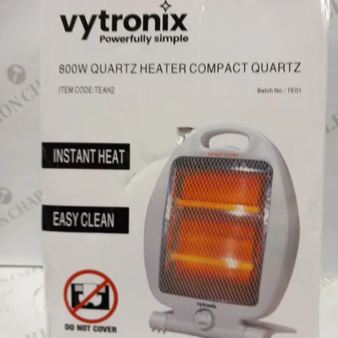 BOXED VYTRONIX 800W QUARTZ HEATER COMPACT TE01