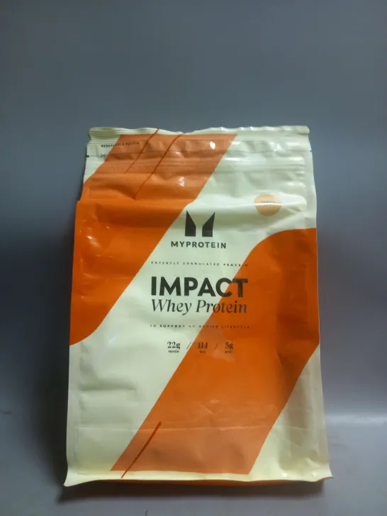 SEALED MYPROTEIN IMPACT WHEY PROTEIN VANILLA FLAVOUR 1KG