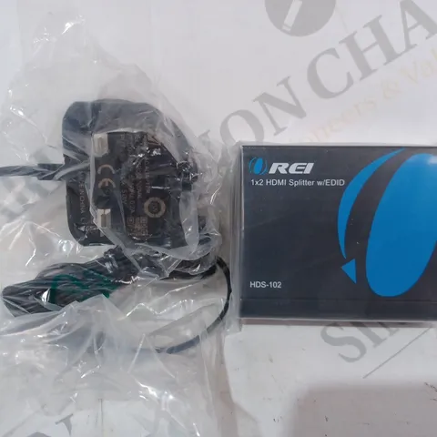 BOXED REI HDS-102 1X2 HDMI SPLITTER X. EDID