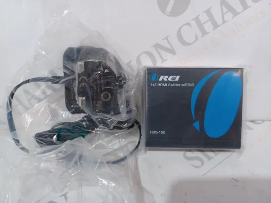 BOXED REI HDS-102 1X2 HDMI SPLITTER X. EDID