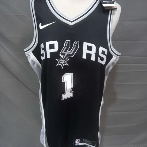 SPURS NBS JERSEY IN BLACK - 44 M