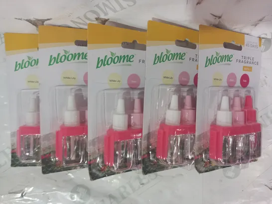 LOT OF APPROXIMATELY 5 BLOOME TRIPLE FRAGRANCE REFILL PACKS