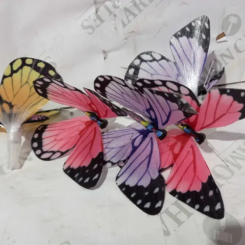 LUXFORM SOLAR 6-SET FIBER BUTTERFLY WITH CLIP 