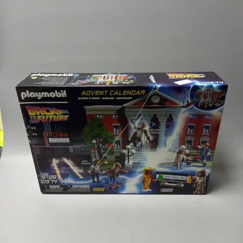 BOXED PLAYMOBIL BACK TO THE FUTURE ADVENT CALENDER - 70574