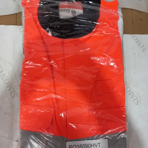 BRAND NEW ROOTS HVFRACH-15 HI-VIS COVERALLS IN ORANGE/NAVY UK SIZE 52