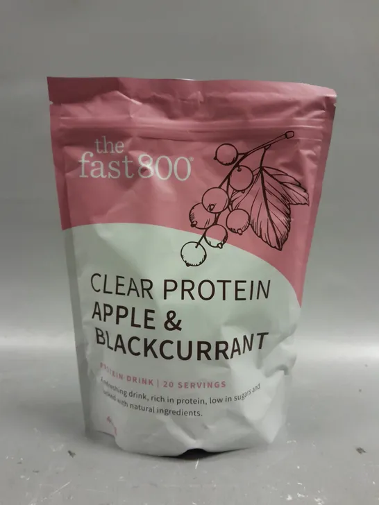 SEALED THE FAST 800 CLEAR PROTEIN DRINK - APPLE & BLACKCURRANT - 400G