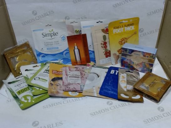 LOT OF APPROXIMATELY 20 ASSORTED SKIN MASK ITEMS
