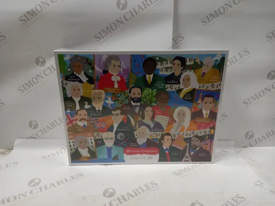 CLASSIC FM 20 GREAT COMPOSERS 1000 PIECE JIGSAW