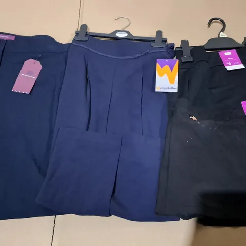 LARGE QUANTITY OF SCHOOL TROUSERS AND SKIRTS IN VARIOUS SIZES