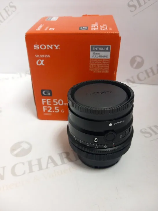 BOXED SONY NSEL50F25G FE 50MM F2.5 LENS