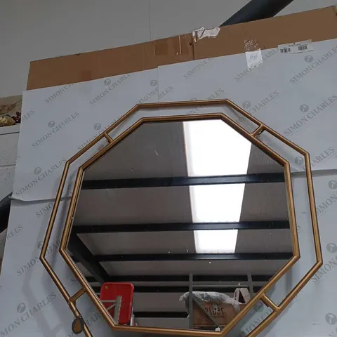 OUTLET BUNDLEBERRY BY AMANDA HOLDEN OCTAGONAL METAL FRAME WALL MIRROR