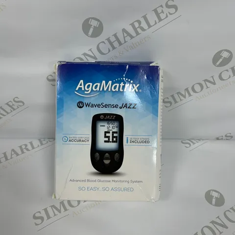 AGAMATRIX WAVE SENSE JAZZ BLOOD GLUCOSE MONITORING SYSTEM 