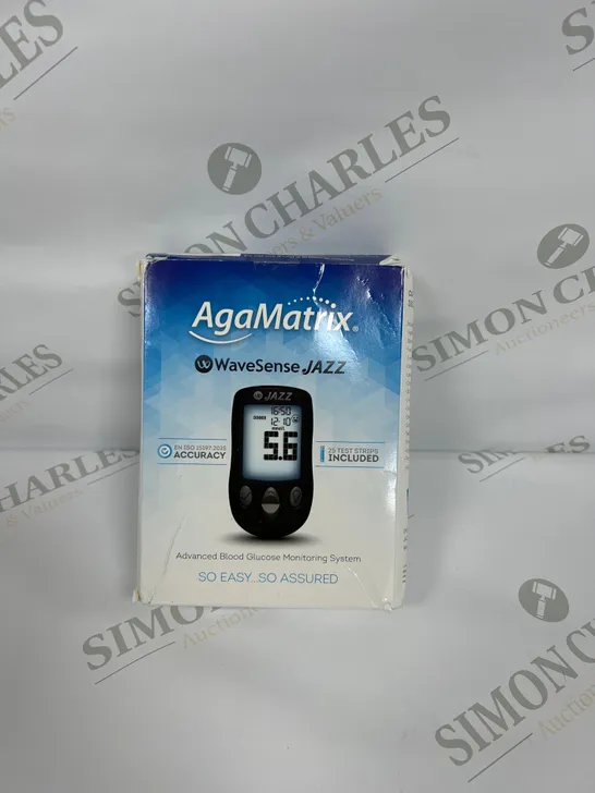 AGAMATRIX WAVE SENSE JAZZ BLOOD GLUCOSE MONITORING SYSTEM 