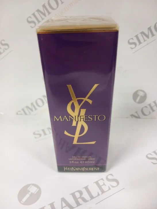 BOXED AND SEALED YVES SAINT LAURENT MANIFESTO EAU DE PARFUM 90ML