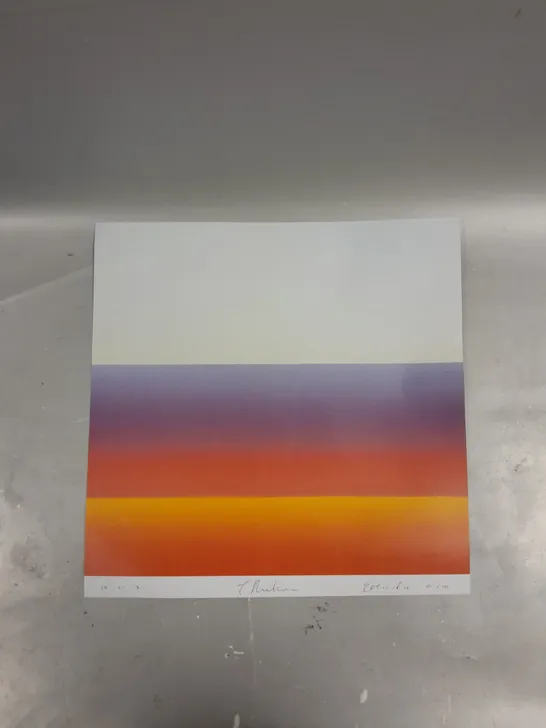 SIGNED LIMITED EDITION UNIQUE COLOUR GRADIENTS PRINT 1/10