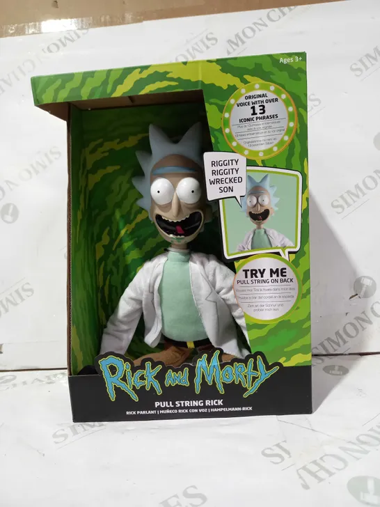 RICK AND MORTY PULL STRING RICK