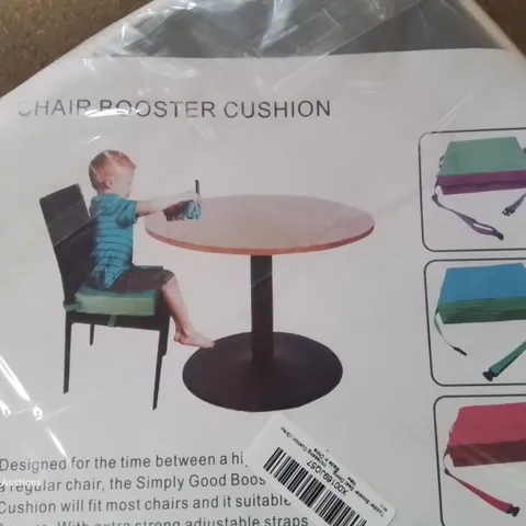 A BOX OF 7 CHAIR BOOSTER CUSHION SEATS