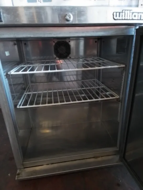 WILLIAMS HA135SS UNDER COUNTER COMMERCIAL FRIDGE