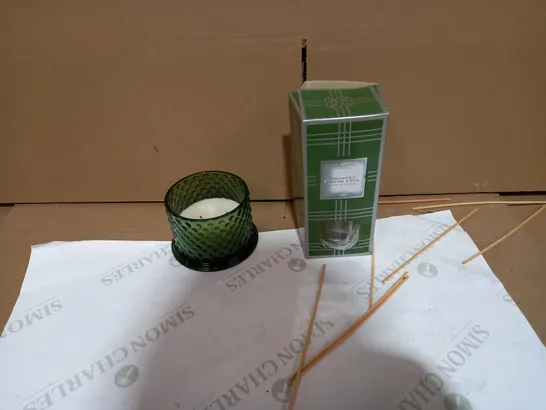 HOMEWORX BY HARRY SLATKIN & CO. 3 WICK CANDLE & REED DIFFUSER SET