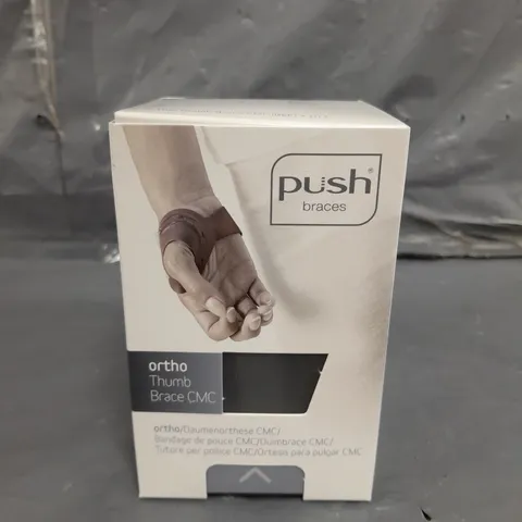 BOXED AND SEALED PUSH ORTHO CMC THUMB BRACE (LEFT - SIZE 1