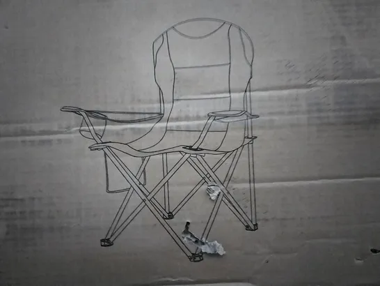 BOXED THURMONT  FOLDING CAMPING CHAIR WITH COUSHIN 