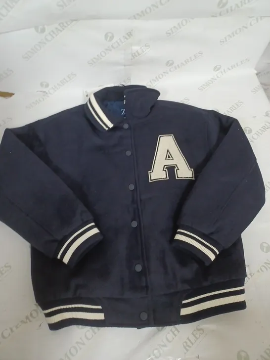 ZARA BUTTONED BOMBER JACKET SIZE 11-12 YEARS