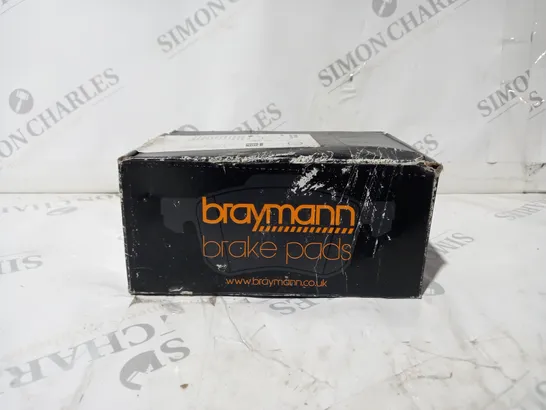 BOXED AND SEALED BRAYMANN BRAKE PADS BBP0602