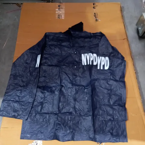 10 X PVC RAINCOAT WITH NYPD LOGO 