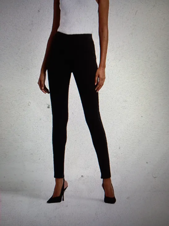 RIVER ISLAND MOLLY MID RISE JEGGINGS 14R BLACK
