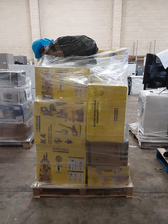 PALLET OF APPROXIMATELY 17 UNPROCESSED RAW RETURN HOUSEHOLD AND ELECTRICAL GOODS TO INCLUDE;