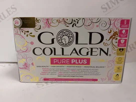 BOXED GOLD COLLAGEN PURE PLUS FOOD SUPPLEMENT - 10X500ML