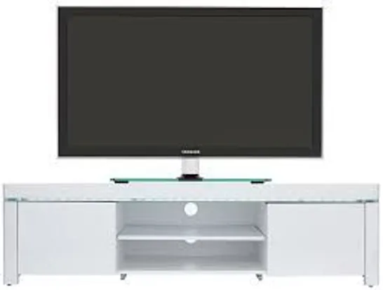 ATLANTIC GLOSS TV UNIT - WHITE (1 BOX) (COLLECTION ONLY) RRP £239.99