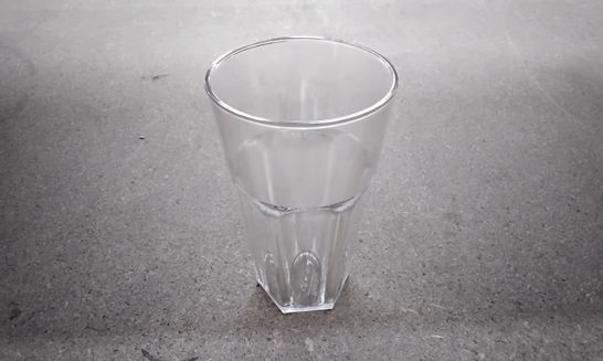4 BOXES OF APPROXIMATELY 144 PLASTICO SODA GLASSES 12OZ