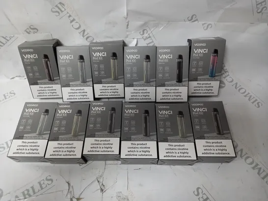 APPROXIMATELY 12 ASSORTED VAPES INCLUDING VOOPOO