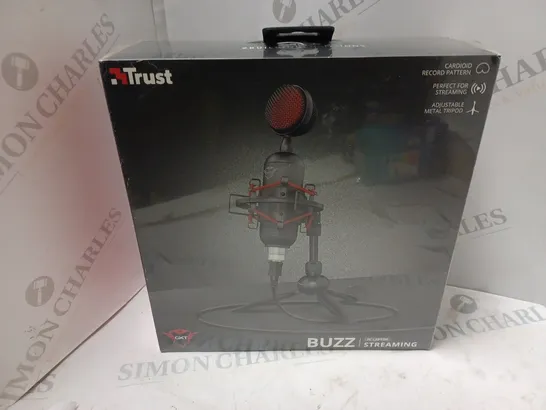 BOXED AND SEALED TRUST GXT BUZZ STREAMING MICROPHONE