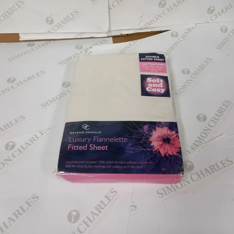 GAVEND CAVAILIA LUXURY FLANNELETTE FITTED SHEET 