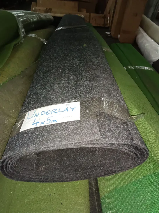 ROLL OF GREY UNDERLAY - 4 X 5M