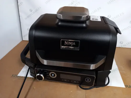 NINJA WOODFIRE ELECTRIC BBQ GRILL & SMOKER WITH AIR FRY FUNCTION OG701UKQ